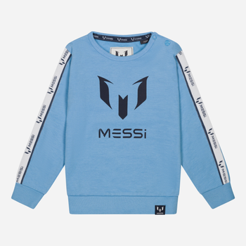 Bluza bez kaptura chłopięca Messi S49326-2 110-116 cm Jasnoniebieska (8720815173561)