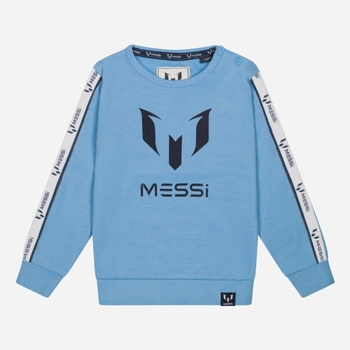 Bluza bez kaptura chłopięca Messi S49326-2 122-128 cm Jasnoniebieska (8720815173578)