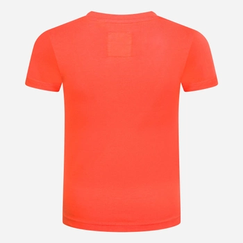 Koszulka dziecięca Messi S49403-2 122-128 cm Neonowa pomarańcza (8720815174667)