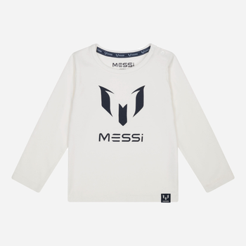 Koszulka z długim rękawem chłopięca Messi S49319-2 122-128 cm Biała (8720815173080)