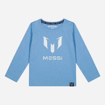 Дитяча футболка з довгими рукавами для хлопчика Messi S49320-2 110-116 см Light Blue (8720815173141)