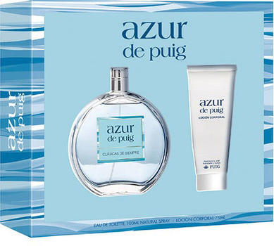 Zestaw Antonio Puig Azur Woda toaletowa 100 ml + Krem do ciała 75 ml (8411061035801)