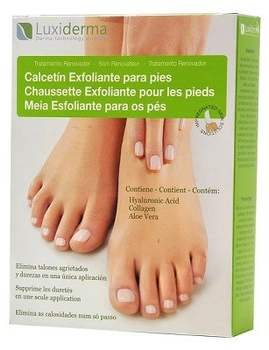 Skarpetki do pedicure Luxiderma Exfoliating Sock For Feet 2 x 17 ml (8436538554005)