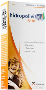 Suplement diety Hidropolivital Junior 40 tabletek (8437010967047)