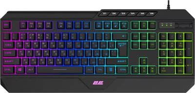 Клавіатура 2E GAMING KG315 RGB USB Black Ukr (2E-KG315UBK)