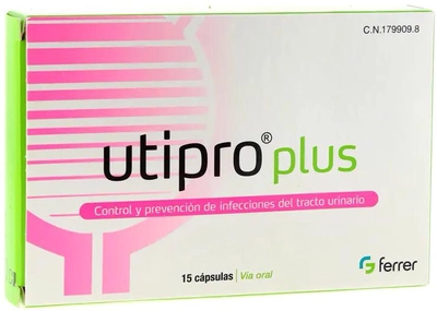 Дієтична добавка Ferrer Utipro Plus 15 капсул (8470001799098)