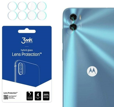 Zestaw szkieł hartowanych 3MK Lens Protection na aparat Motorola Moto E22s (5903108498319)