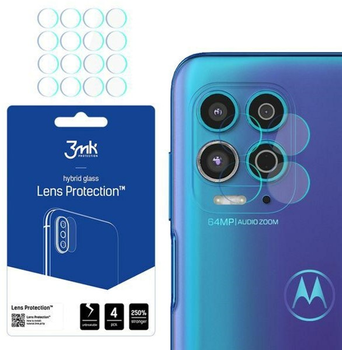 Zestaw szkieł hartowanych 3MK Lens Protection na aparat Motorola Moto G100 5G (5903108386852)