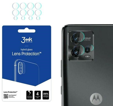 Комплект захисного скла 3MK Lens Protection для камери Motorola Moto G72 (5903108494021)