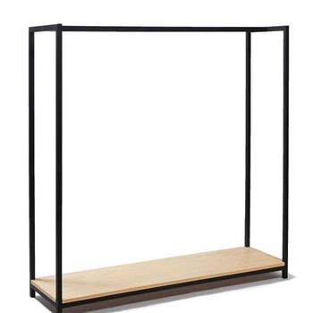Дизайнерская Напольная вешалка в стиле Loft Design 180x30x180h Черный/Дерево ATL397