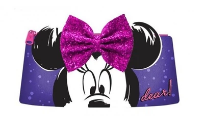 Пенал мягкий YES. TO-01 Minnie Mouse фиолетовый
