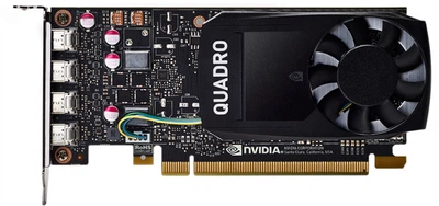 Видеокарта PNY QUADRO P1000 V2 4GB GDDR5 (VCQP1000V2-SB) – фото