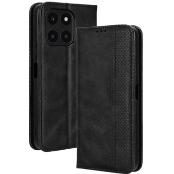 Чехол-книжка Deexe Retro Style для Honor X6a - Black