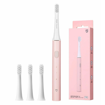 Зубна щітка MiJia Sonic Electric Toothbrush T100 (Рожева) + 3 насадки