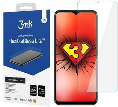 Szkło hybrydowe 3MK ElasticGlass Lite do Oppo A57 4G/5G / A57e / A57s (5903108493390)