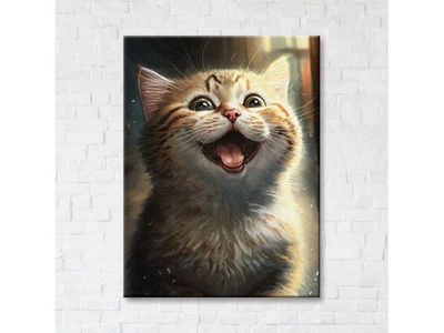 Постер Котик-пушистик ©Марианна Пащук, Brushme (40х50 см), CN5352M