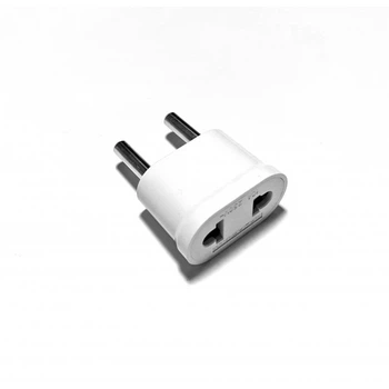 Переходник питания 220В Value S0708 плоский USA/AU на EURO розетки белый