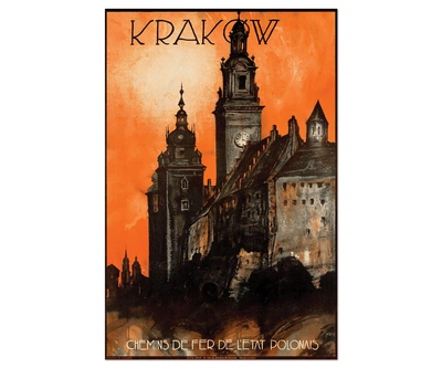 Постер CP Krakow 1935, Вінтаж 57х86 см (302)