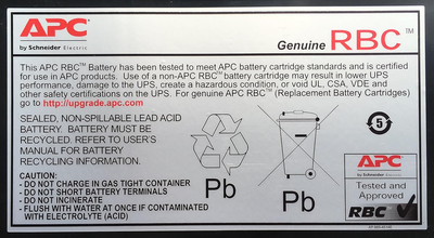 Kaseta akumulatorowa APC RBC23 do SUA1000RMI2U (731304015789)