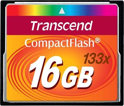 Карта памяти Transcend CompactFlash 16GB 133x (TS16GCF133)