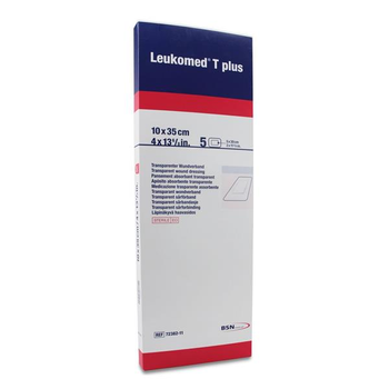 Пластырь BSN Medical Leukomed T Plus Aposito Absorbente Transparente 5 шт (4042809205176)
