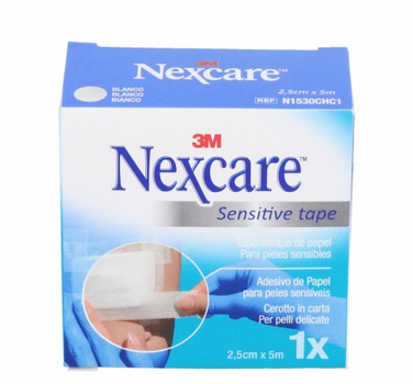 Рулон пластыря 3M Nexcare Esparadrapo Nexcare Papel Blanco 1 шт (4054596760905)