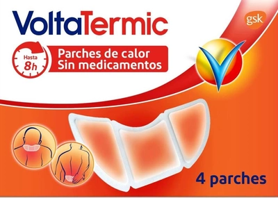 Пластир GlaxoSmithKline Voltatermic Heat Patches Without Medications 4 шт (5054563913531)
