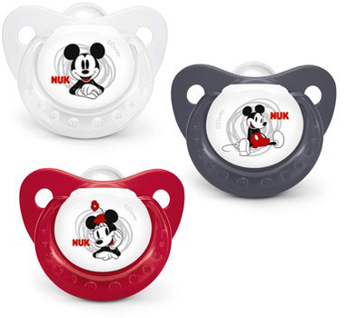 Smoczka Chupete Nukete T2 Silicona Mickey Nuk (4008600134992)