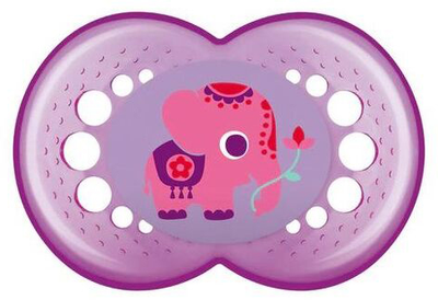 Smoczki dla dzieci Mam Baby Dummy Original 6+ Silicone Pink (9001616700194)