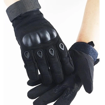 Тактичні рукавиці повнопалі Expert L чорні