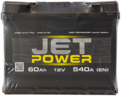 Акумулятор 60 зворотний (+ праворуч) 540A Jet Power 000251918