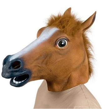 Маска Голова Коня horse head хелловін косплей (100031)