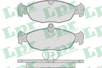 05P599 LPR - Гальмівні колодки до дисків LPR (05P599)