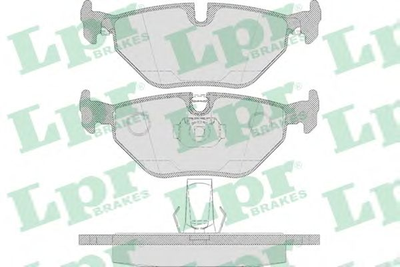 05P650 LPR - Гальмівні колодки до дисків LPR (05P650)