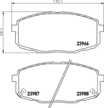 2396601 TEXTAR Гальмівні колодки до дисків Textar (2396601)