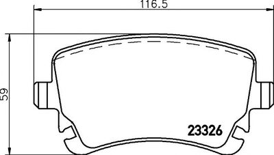 2332601 TEXTAR Гальмівні колодки до дисків Textar (2332601)