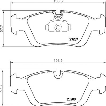 2328702 TEXTAR Гальмівні колодки до дисків Textar (2328702)