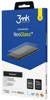 Szkło kompozytowe 3MK NeoGlass do Samsung Galaxy A22 5G czarne (5903108496544)