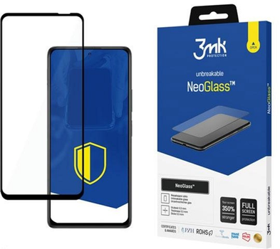 Szkło kompozytowe 3MK NeoGlass do Xiaomi Redmi Note 10 Pro czarne (5903108432504)