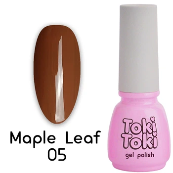 Гель-лак (коричневий) Maple Leaf 05 Toki Toki 5 мл