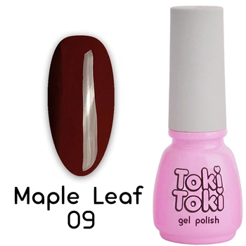 Гель-лак (коричневий) Maple Leaf 09 Toki Toki 5 мл