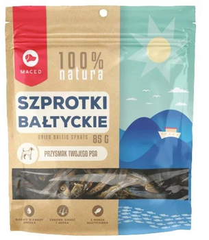 Przysmak dla psa Maced 100% Naturalna Szprotka Baltycka 85 g (5907489324687)