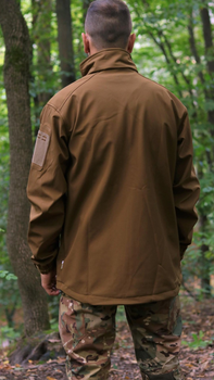 Куртка Vik-Tailor SoftShell с липучками для шевронов Coyote 58