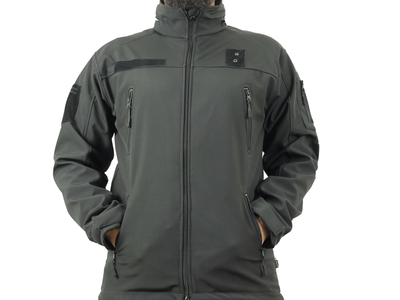 Куртка Vik-Tailor SoftShell с липучками для шевронов Black 58