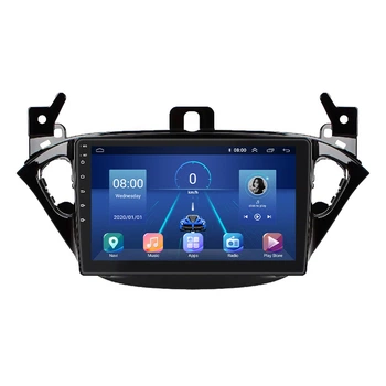 Штатная магнитола Lesko для Opel Adam I 2013-2019 экран 9" 2/32Gb 4G Wi-Fi GPS Top Опель Адам