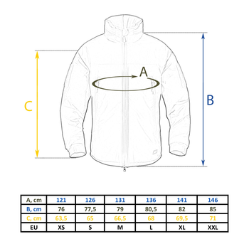 Куртка зимова Helikon-Tex Level 7 Climashield® Apex 100g Flecktarn XL