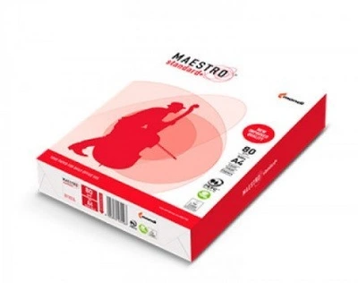 Папір офісний Maestro Standard+ A4 80 г/м2 B класс 500 аркушів Біла (MS.A4.80.ST/9003974459028)