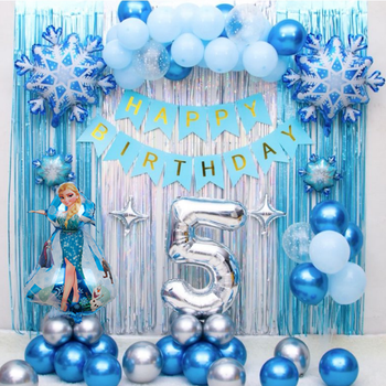 Фотозона З Кульок Холодне Серце Frozen (58 кульок)