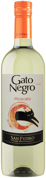 Вино Gato Negro Moscato біле солодке 0.75 л (7804300152062)