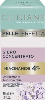 Сыворотка для лица Clinians Pelleperfetta Против пигментных пятен с Ниацинамидом 4% 30 мл (8003510034598)